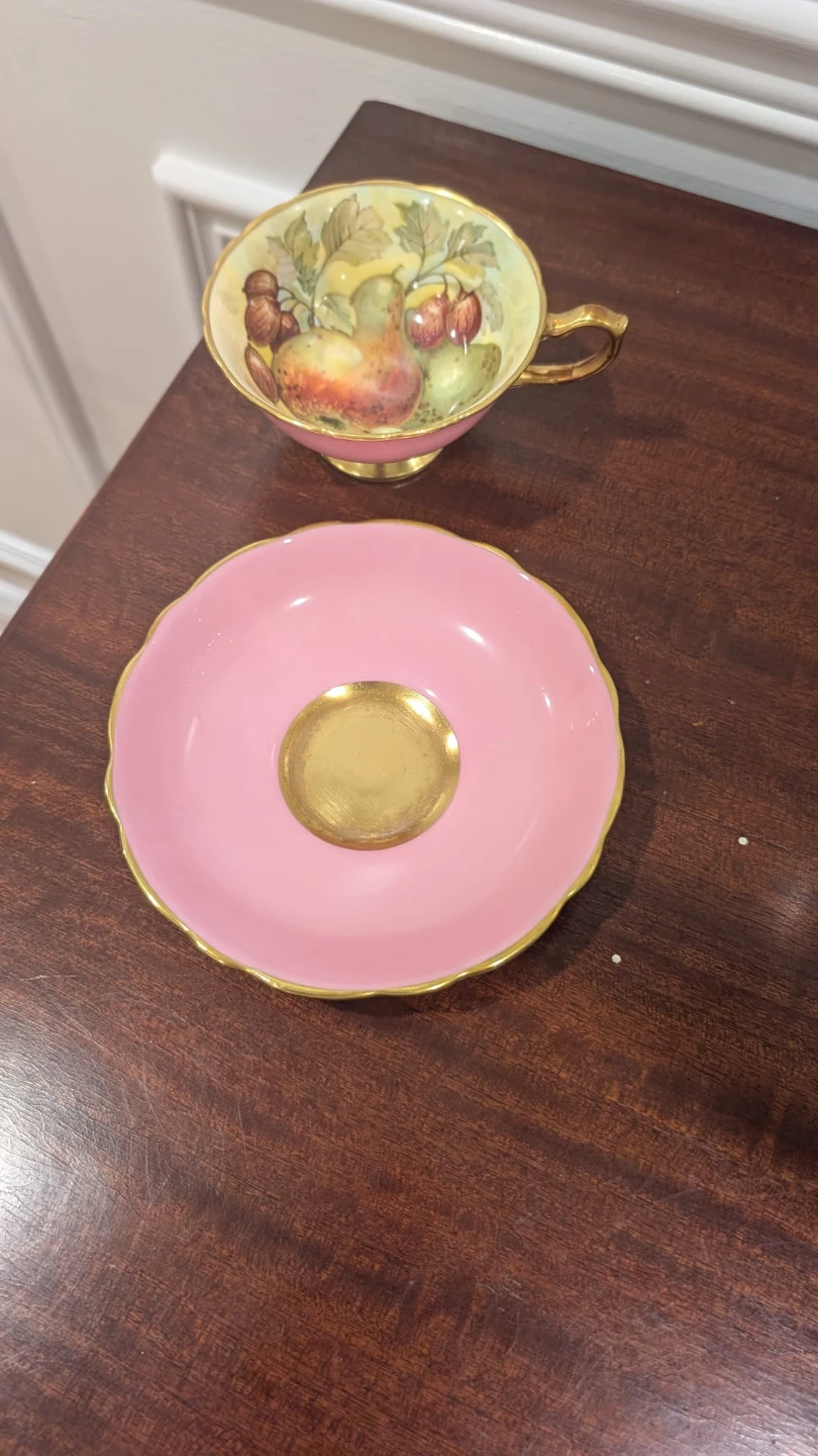 Pink Hammersley Teacup and Saucer - photo 5