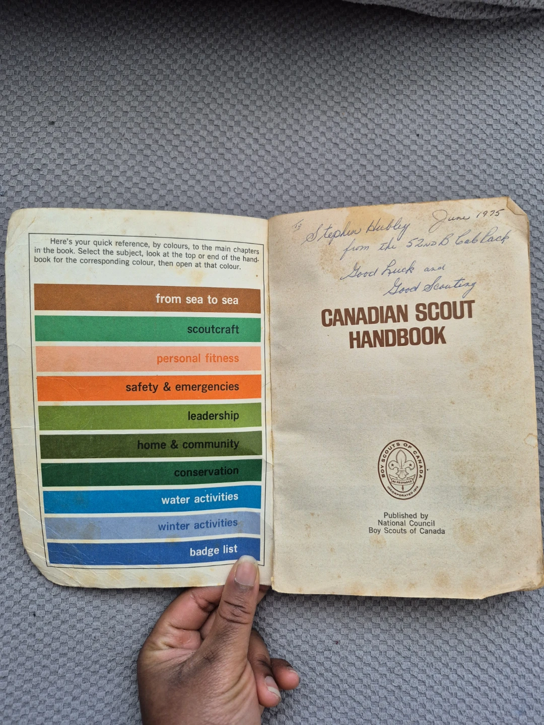 Vintage Canadian Scout Handbook - photo 2