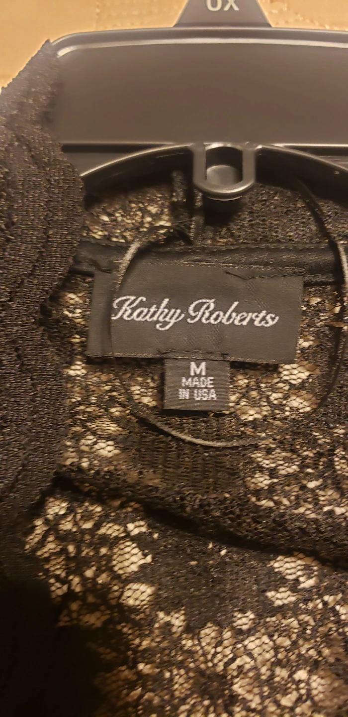 Kathy Roberts Black Sequin Dress - Size Medium - photo 4