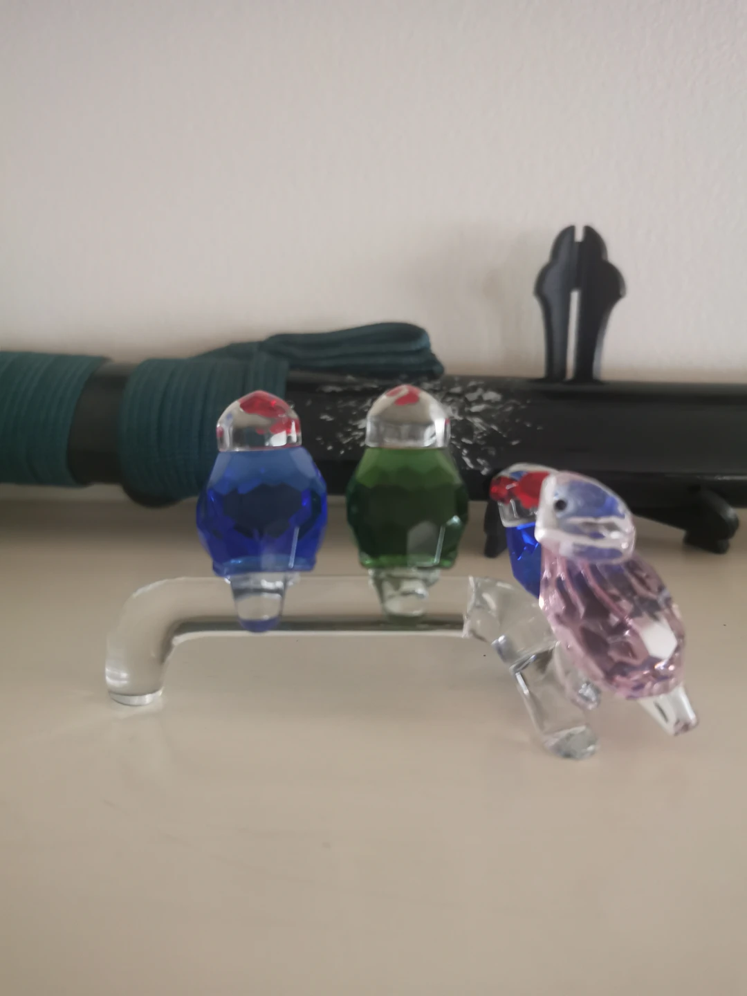 Glass  Parrot Ornament figurine - photo 3