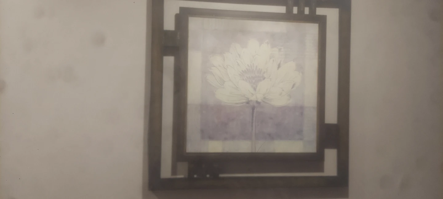 Flower Painting with Frame