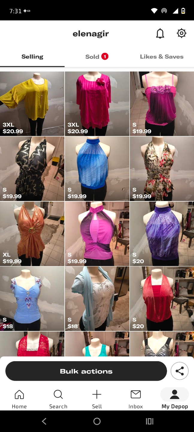 Assorted Women's Tops - Sizes S, XL, 3XL