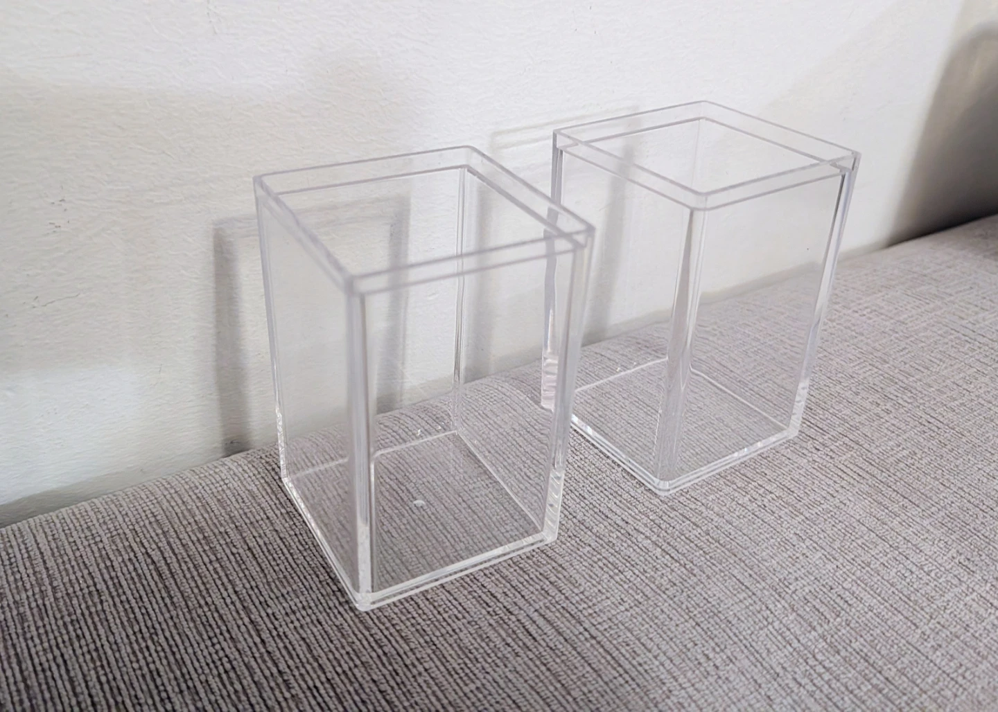 Brand New Clear Acrylic Storage Box Organizers (2)