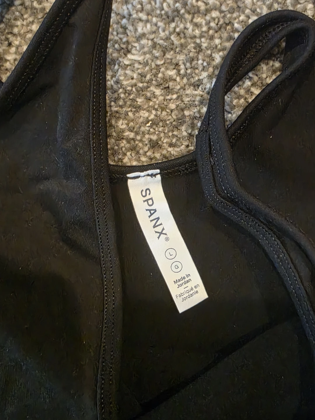 SPANX Black Compression Tank Top - Size L - photo 3