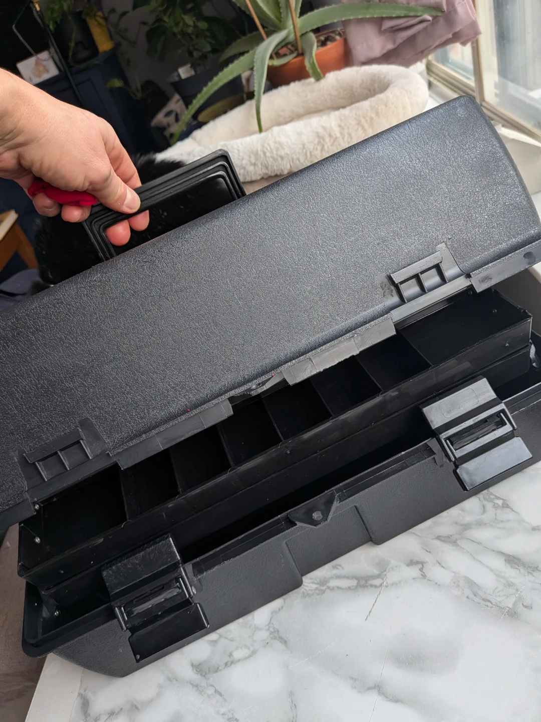Black Cantilever Tool Box 17.5" x 9" - photo 3