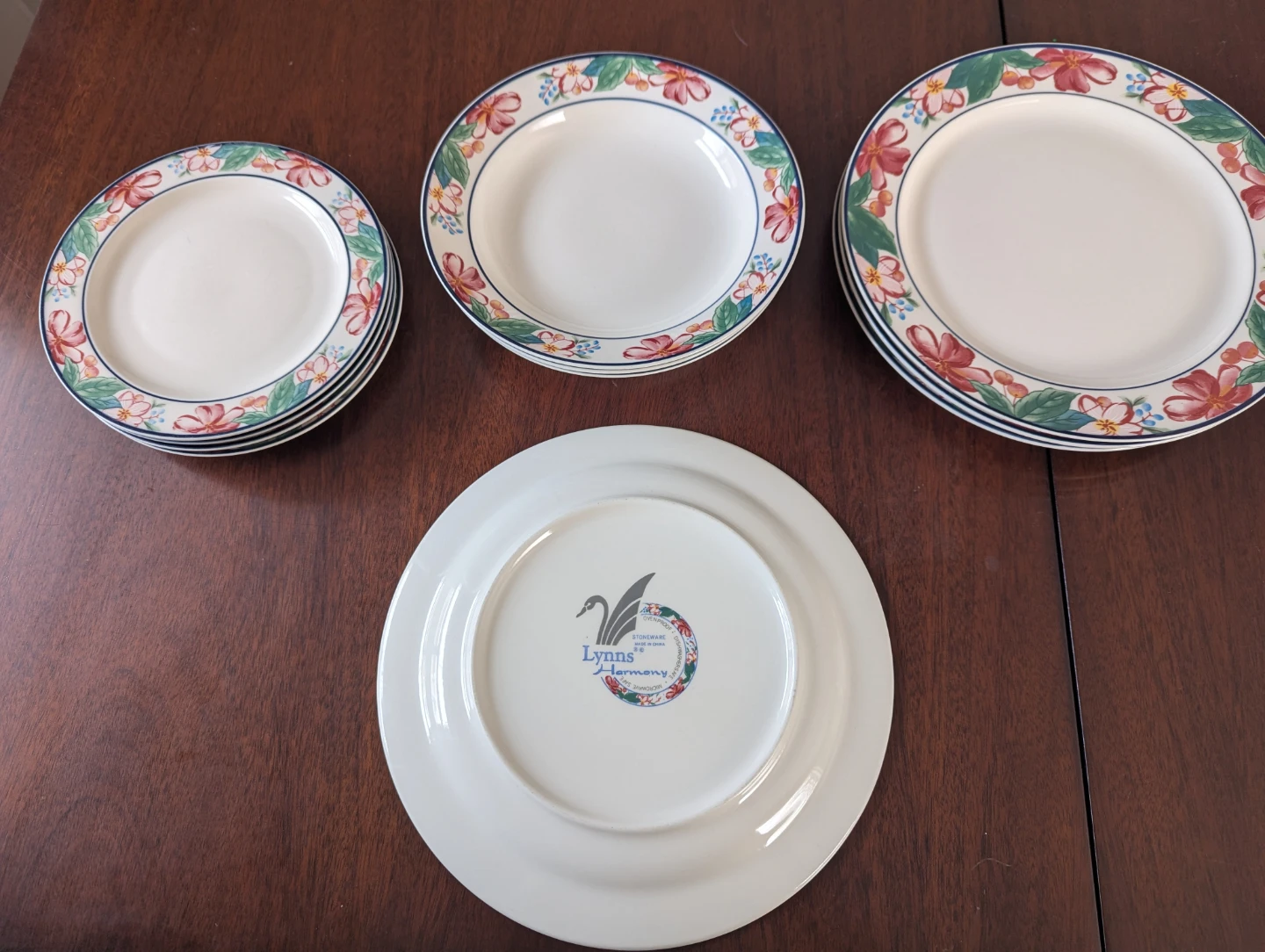 10-piece Stoneware Plate and Bowl Set - Lynns Harmony - photo 4