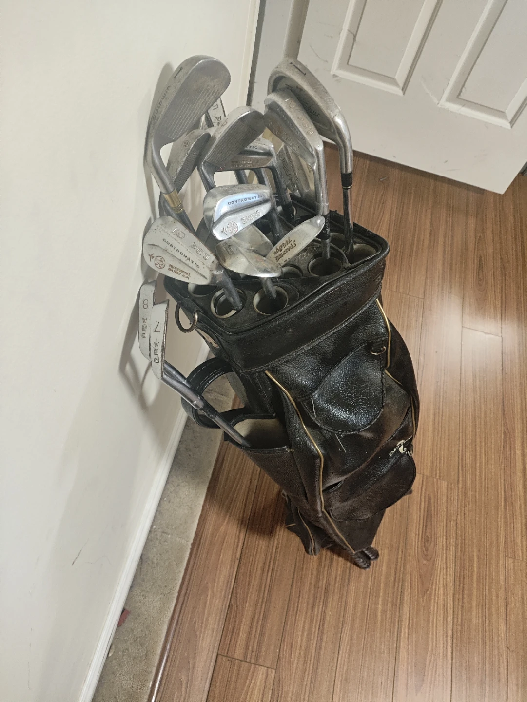 Vintage Golf Club Set with Black Bag - photo 5