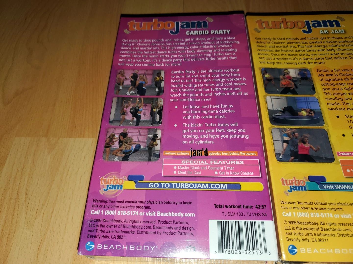 Brand new and sealed (All 4 for $20) Turbo Jam VHS Tapes - photo 2
