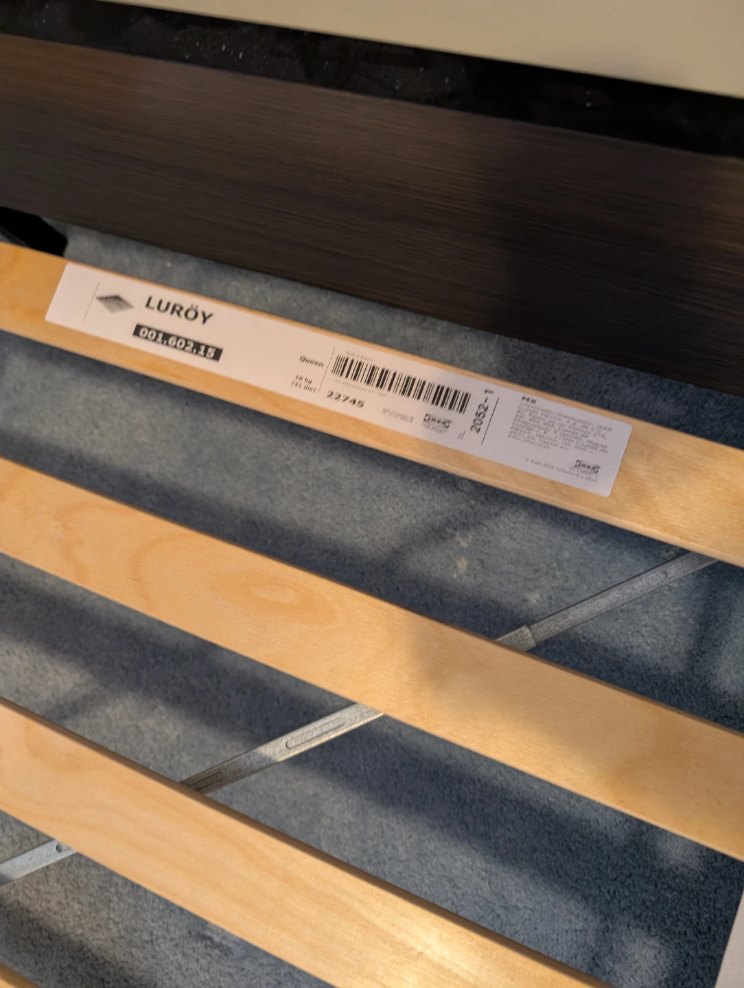 IKEA Malm Bed Frame with Luroy Slats - Queen Size - photo 4