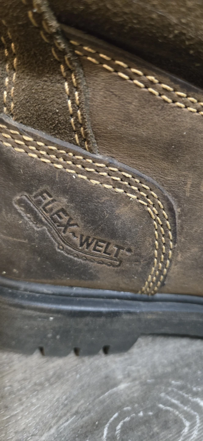 Workload Brown Leather Work Boots steel toe - photo 3