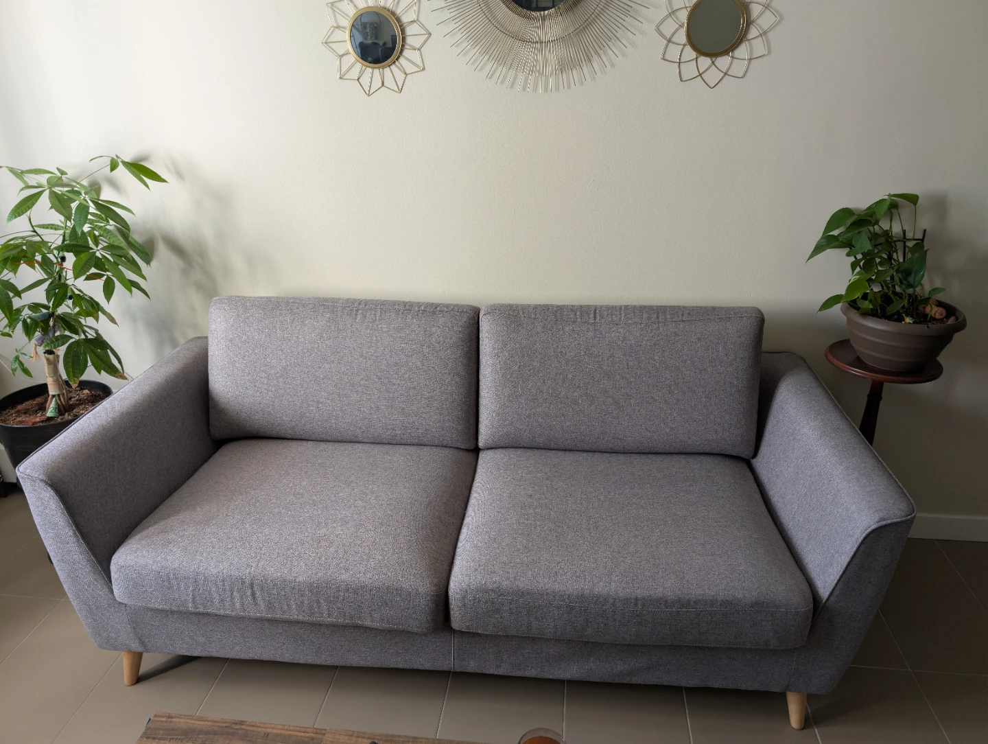 Grey Two-Seater Sofa - photo 2