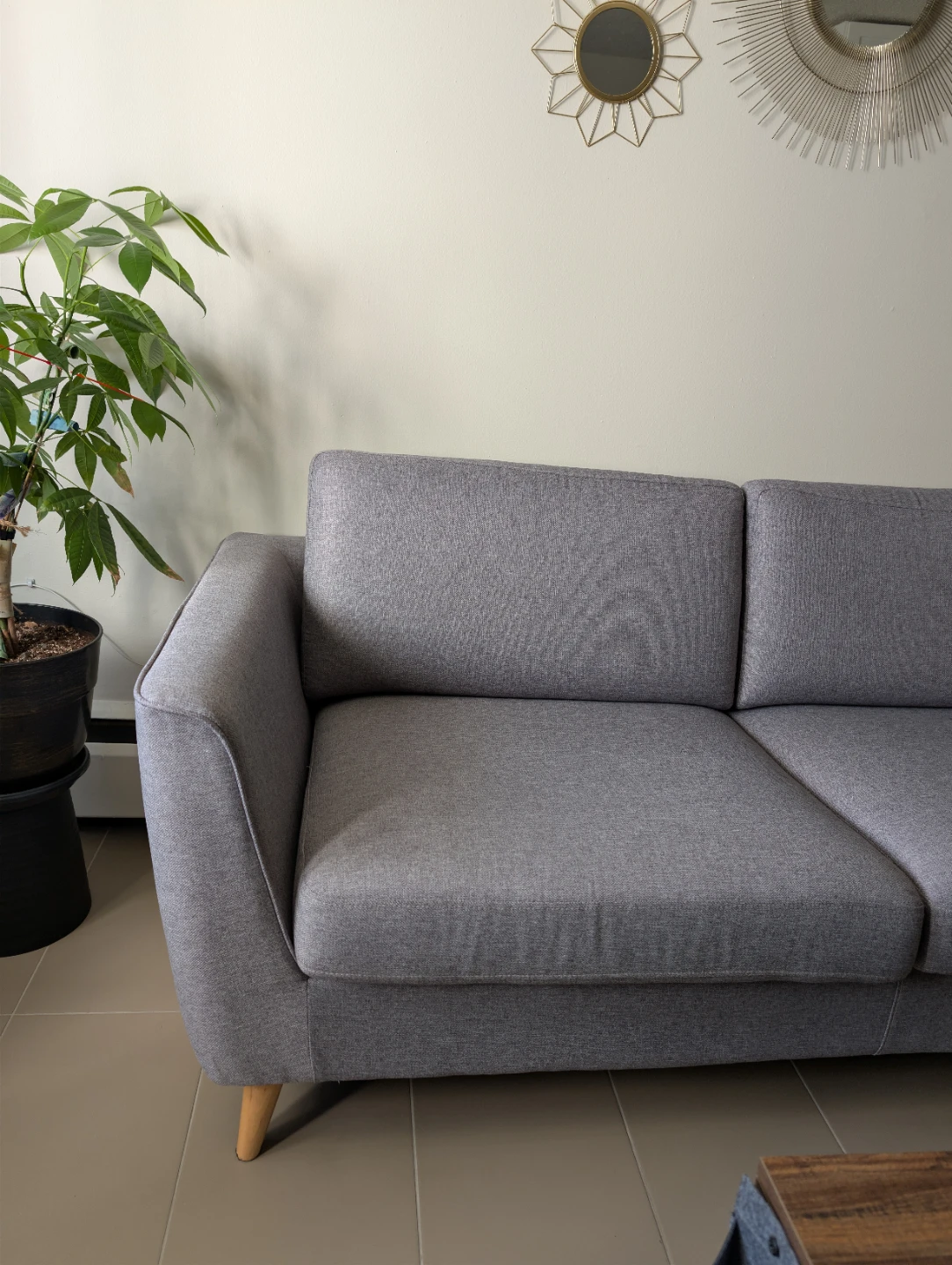 Grey Two-Seater Sofa - photo 3