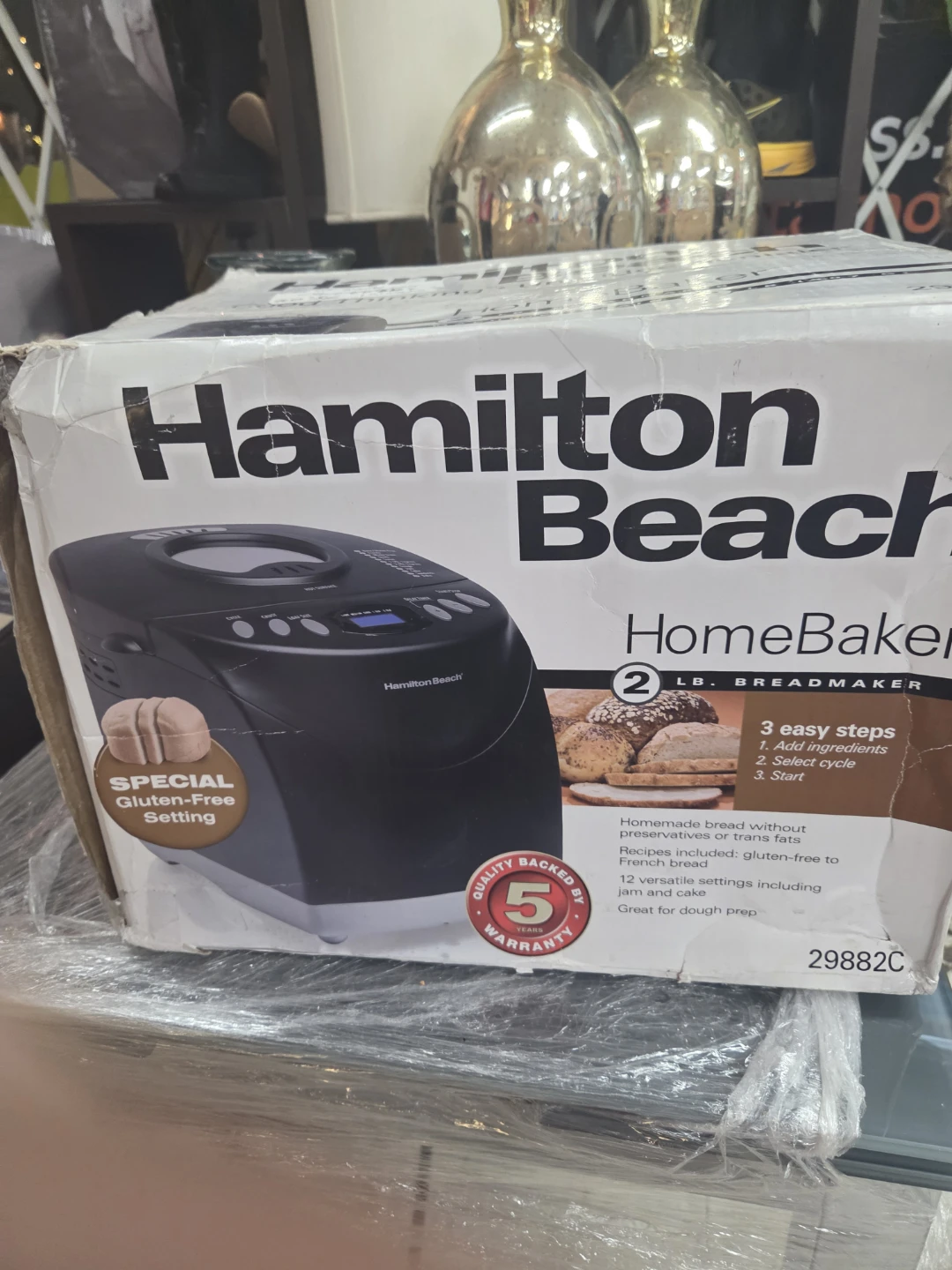 Hamilton Beach HomeBaker 2 LB Breadmaker - Like New!