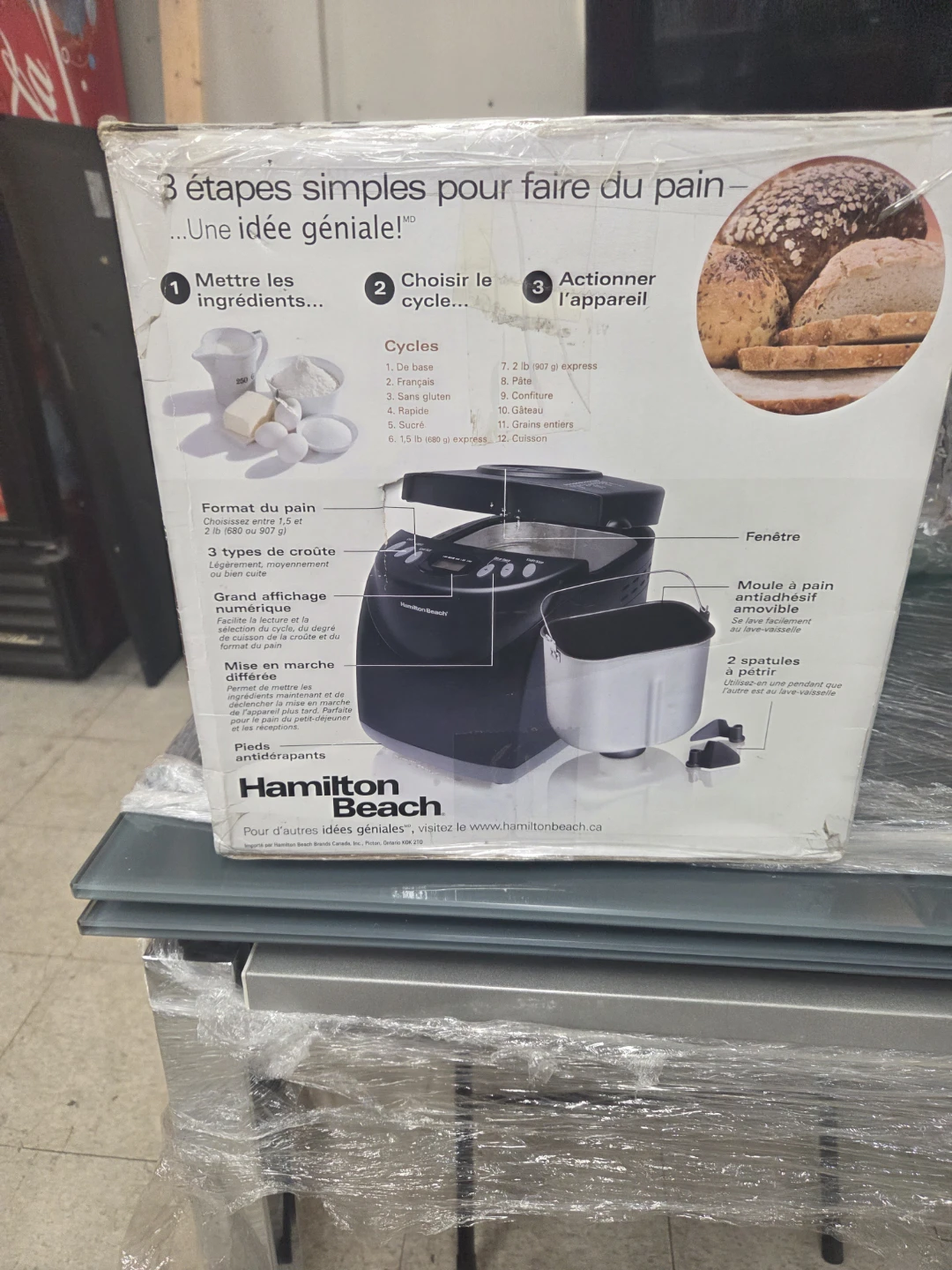 Hamilton Beach HomeBaker 2 LB Breadmaker - Like New! - photo 2