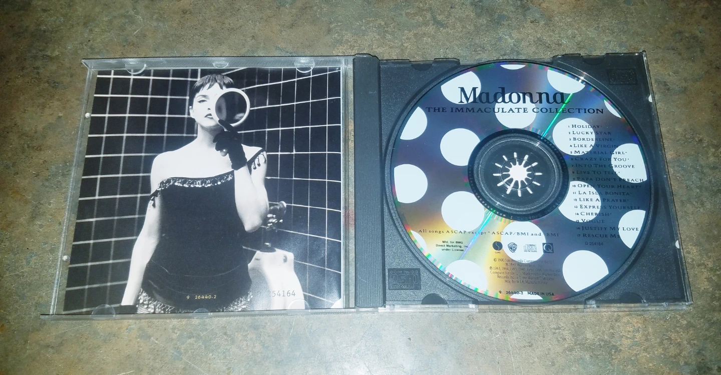 The Immaculate Collection by Madonna Mint Condition CD 1990 - photo 3