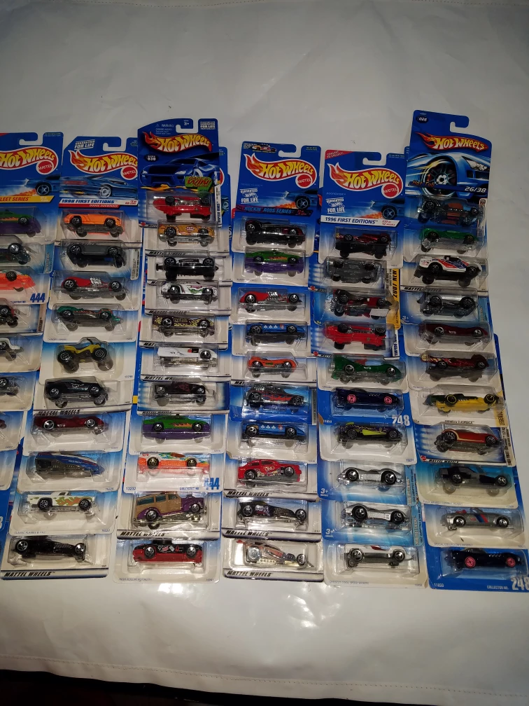 vintage Hot Wheels Diecast Cars - Lot of 80
