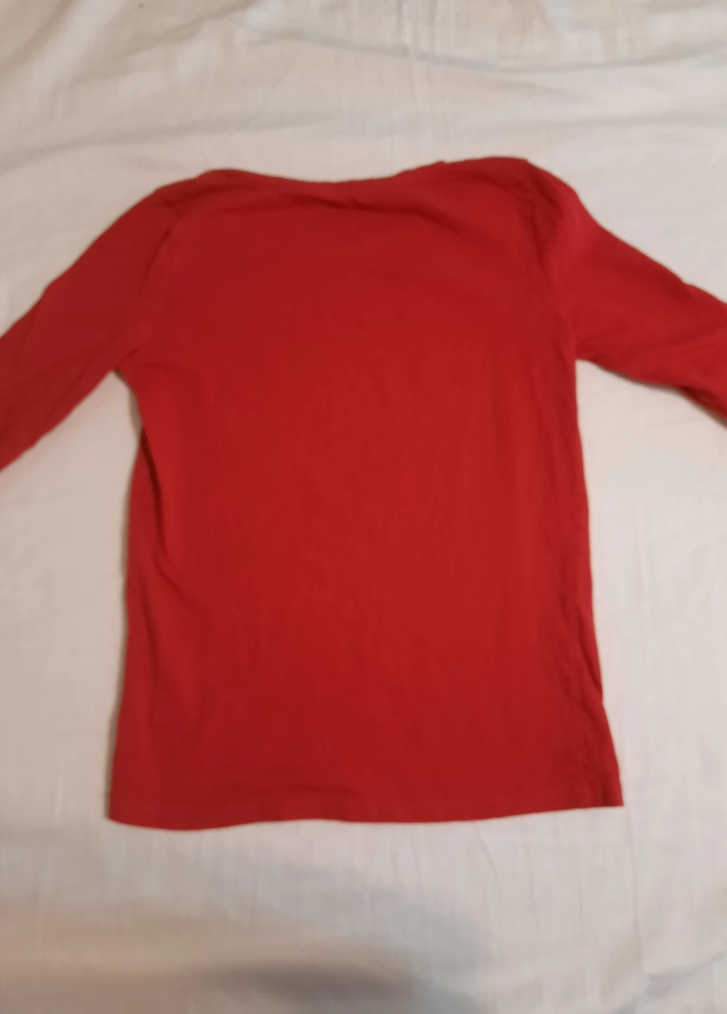 Red Long Sleeve T-Shirt "Love Is The Answer" - photo 2