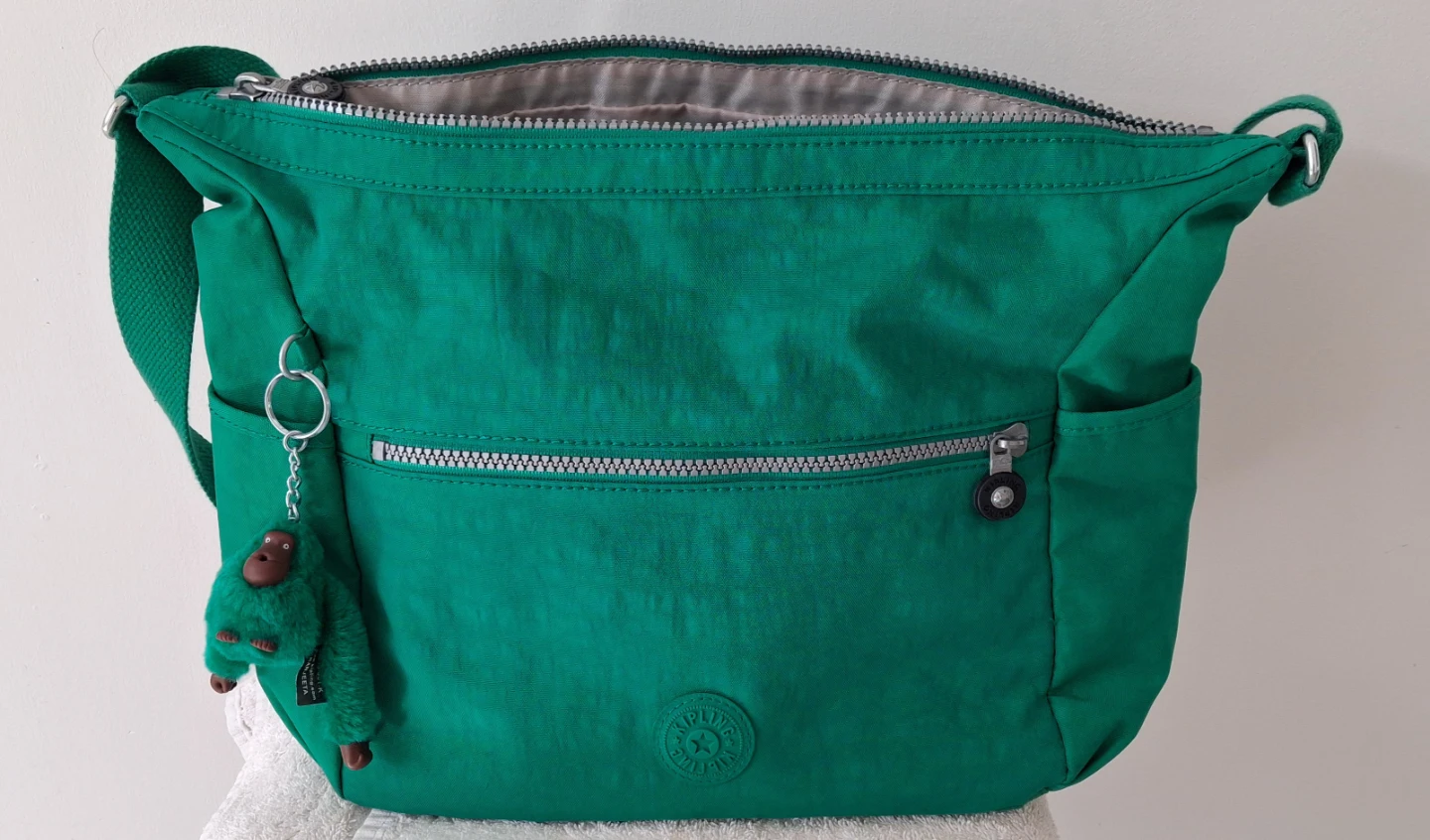 Kipling Green Crossbody Bag