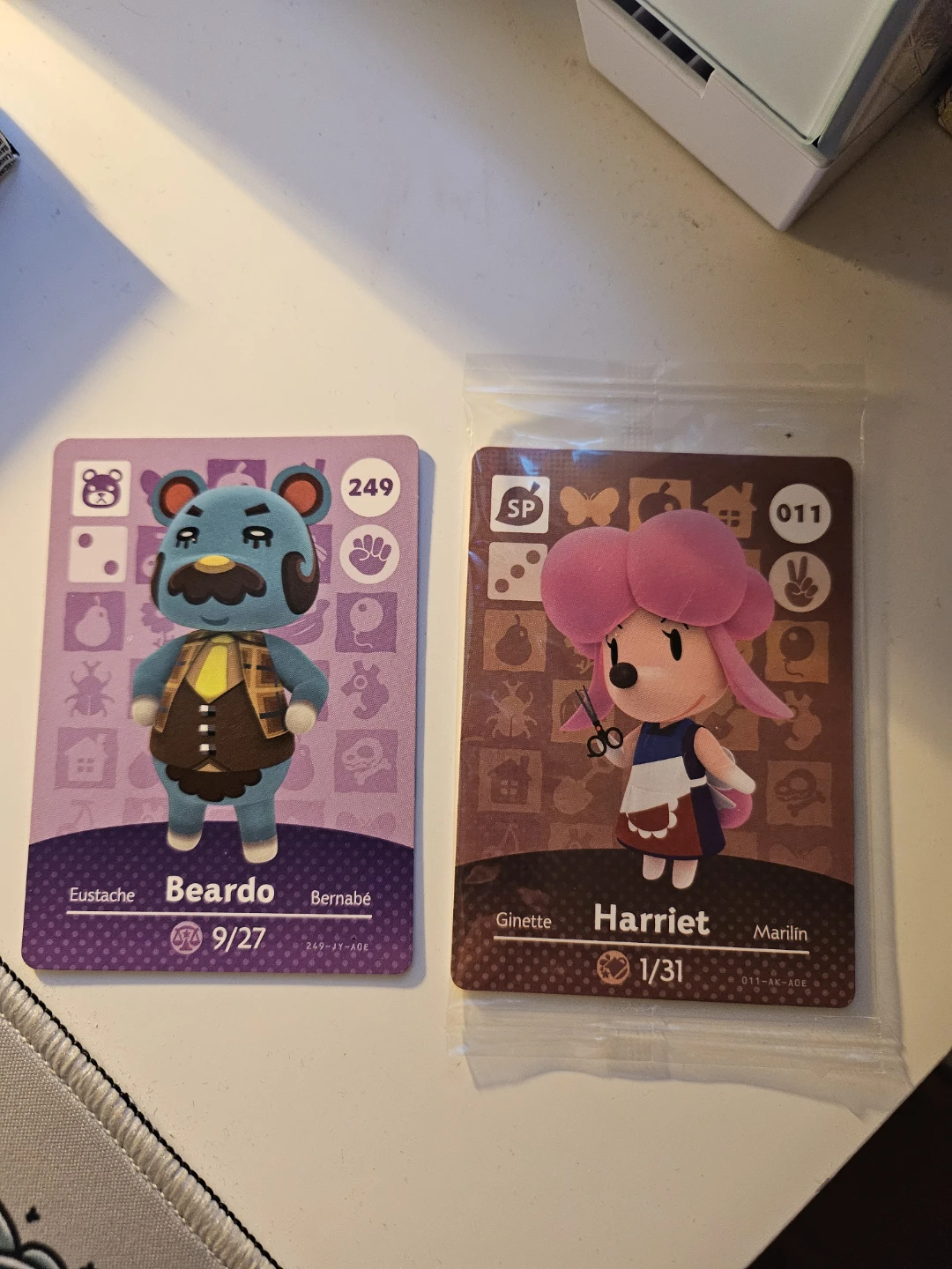 Animal Crossing Amiibo Cards