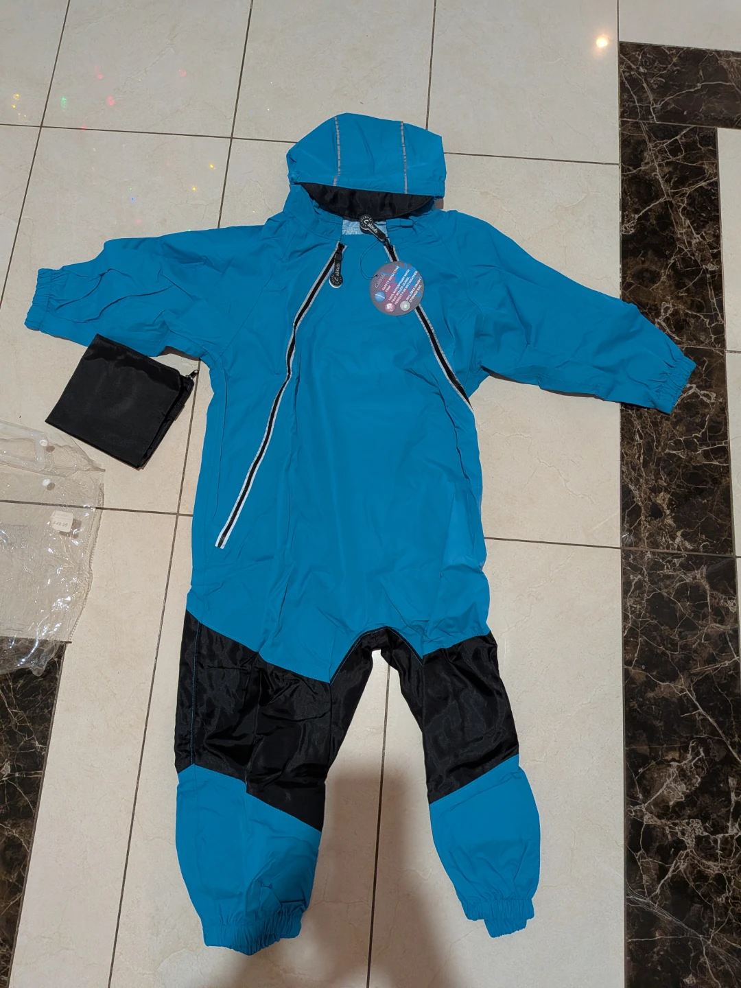 Calikids Rain Suit - Size 5Y - Blue