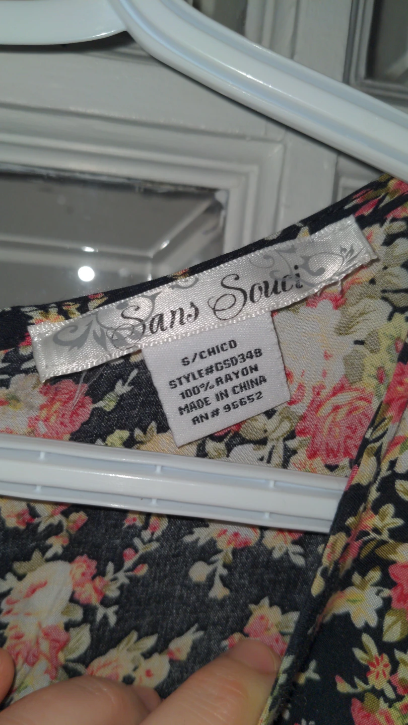 Sans Souci Floral Babydoll Dress - Size S - photo 3