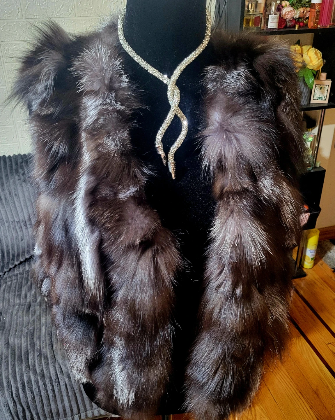 Real fox vest - photo 3