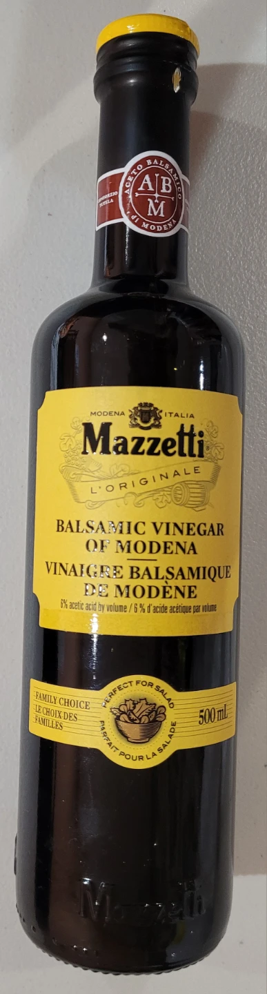 Mazzetti Balsamic Vinegar of Modena L'Originale 500 mL