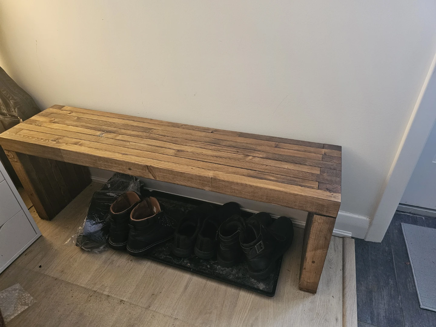 Wooden Bench - Entryway or Mudroom , custom made - photo 3