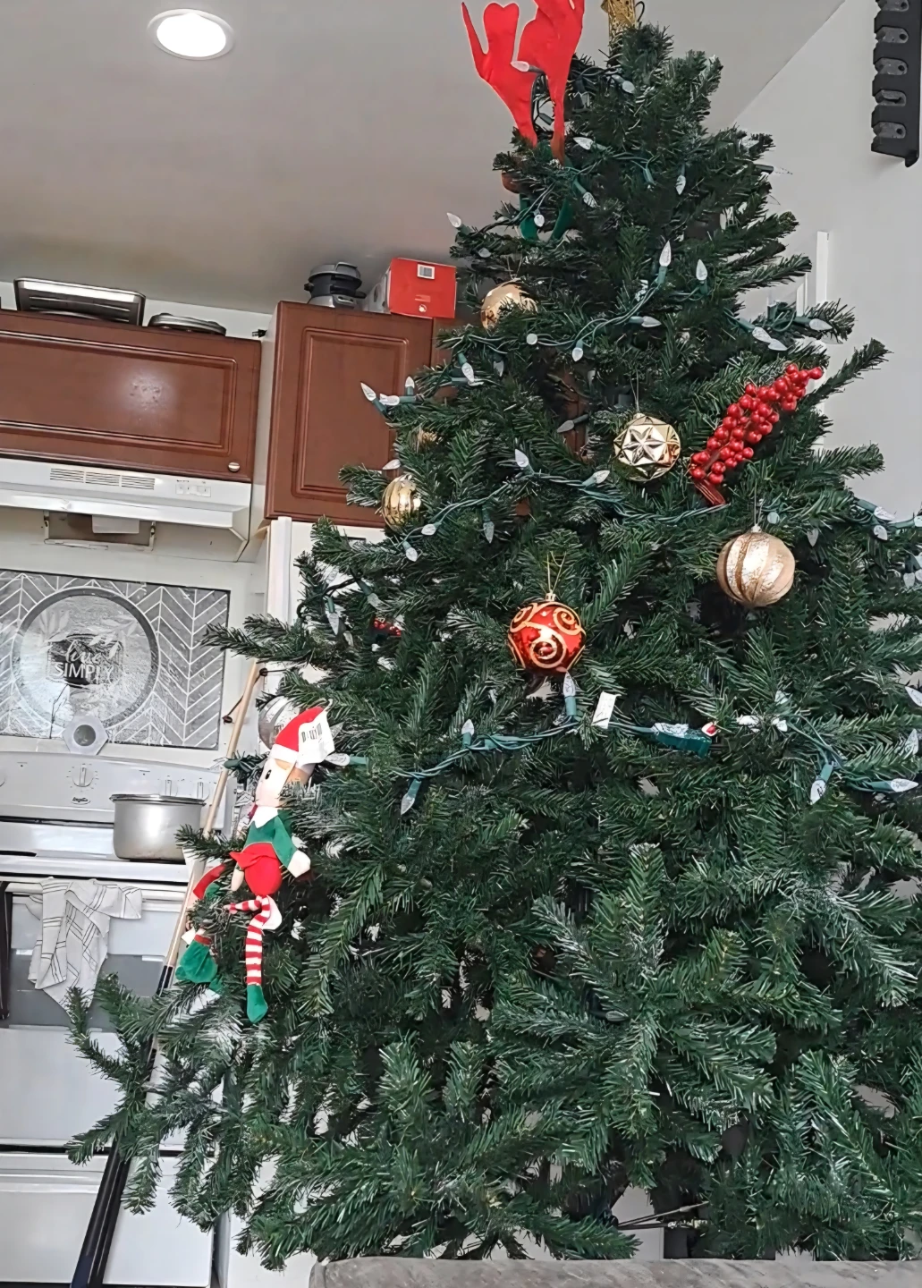 Artificial Christmas Tree with separate lights