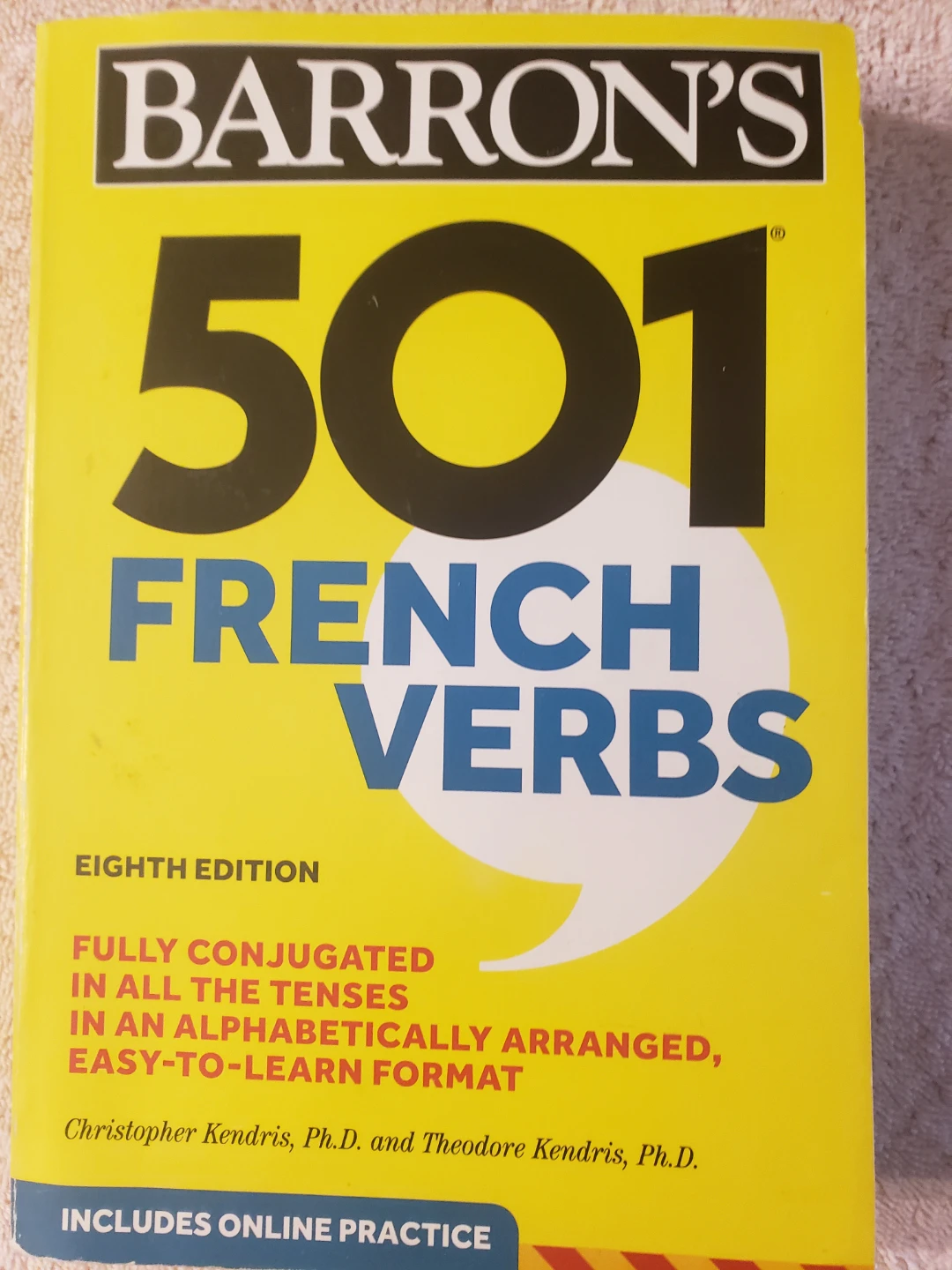 Barron's 501 French Verbs Book