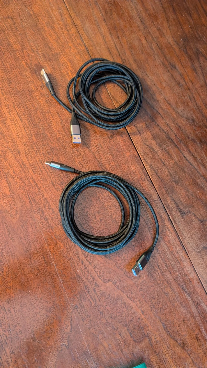 Two USB-A to USB-C Cable - 10' feet - photo 2