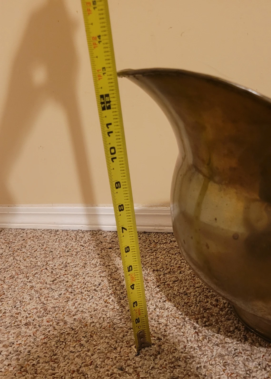 Large Brass Coal Bucket - photo 5