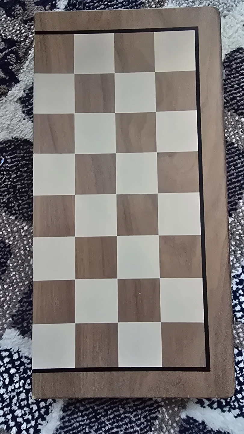 Wooden Chess and Checkers Set with Bag - photo 2