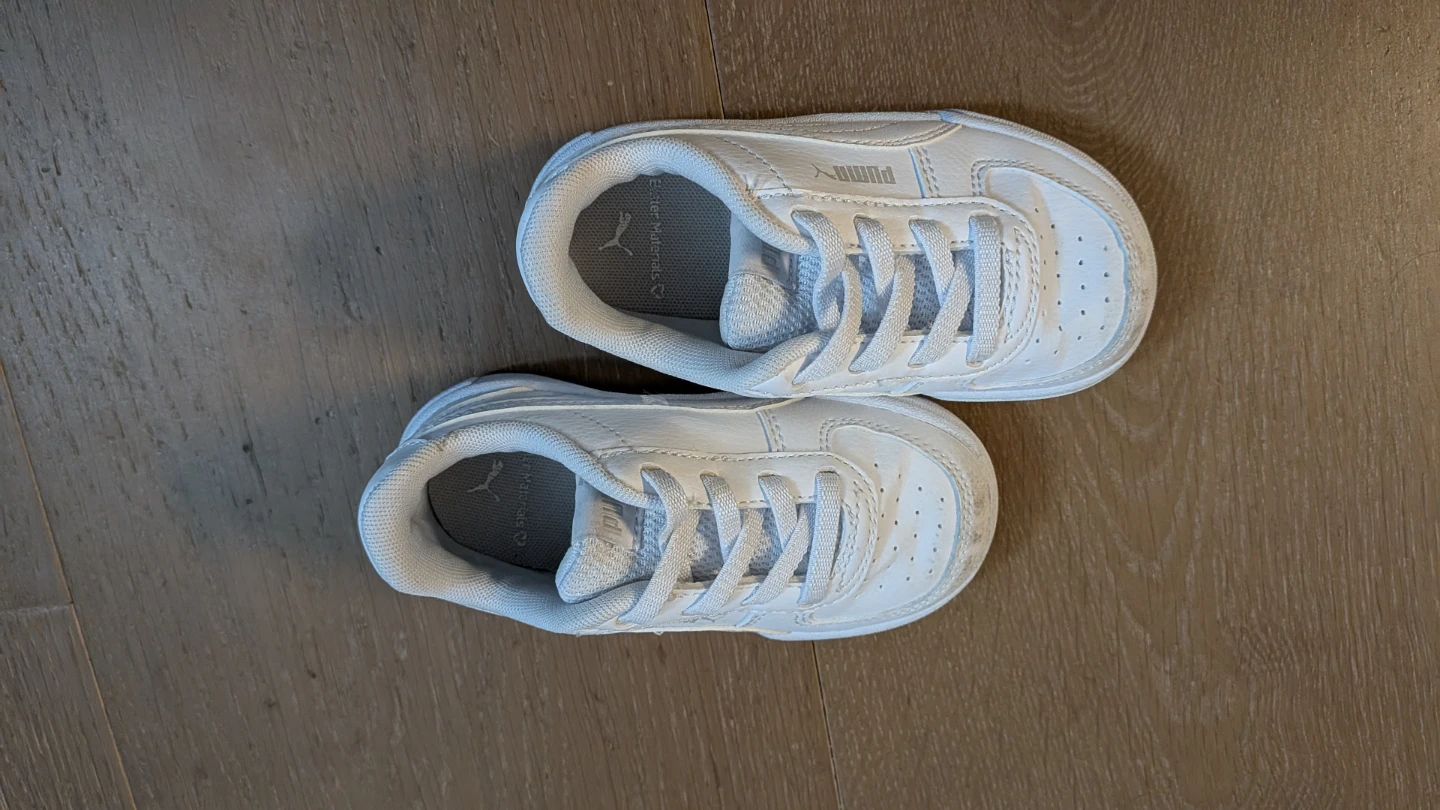 Puma Caven 2.0 White Toddler Shoes - Size 7