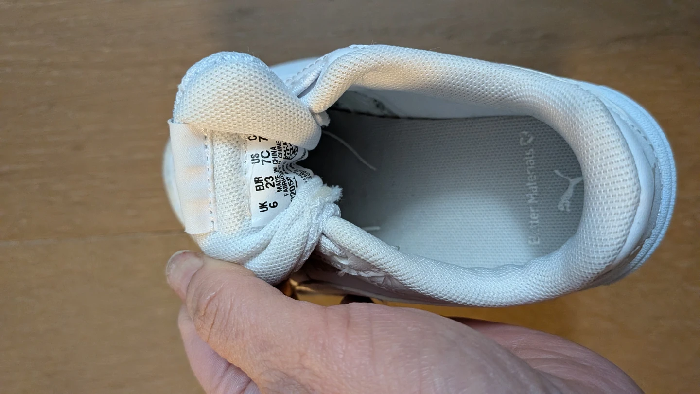 Puma Caven 2.0 White Toddler Shoes - Size 7 - photo 3