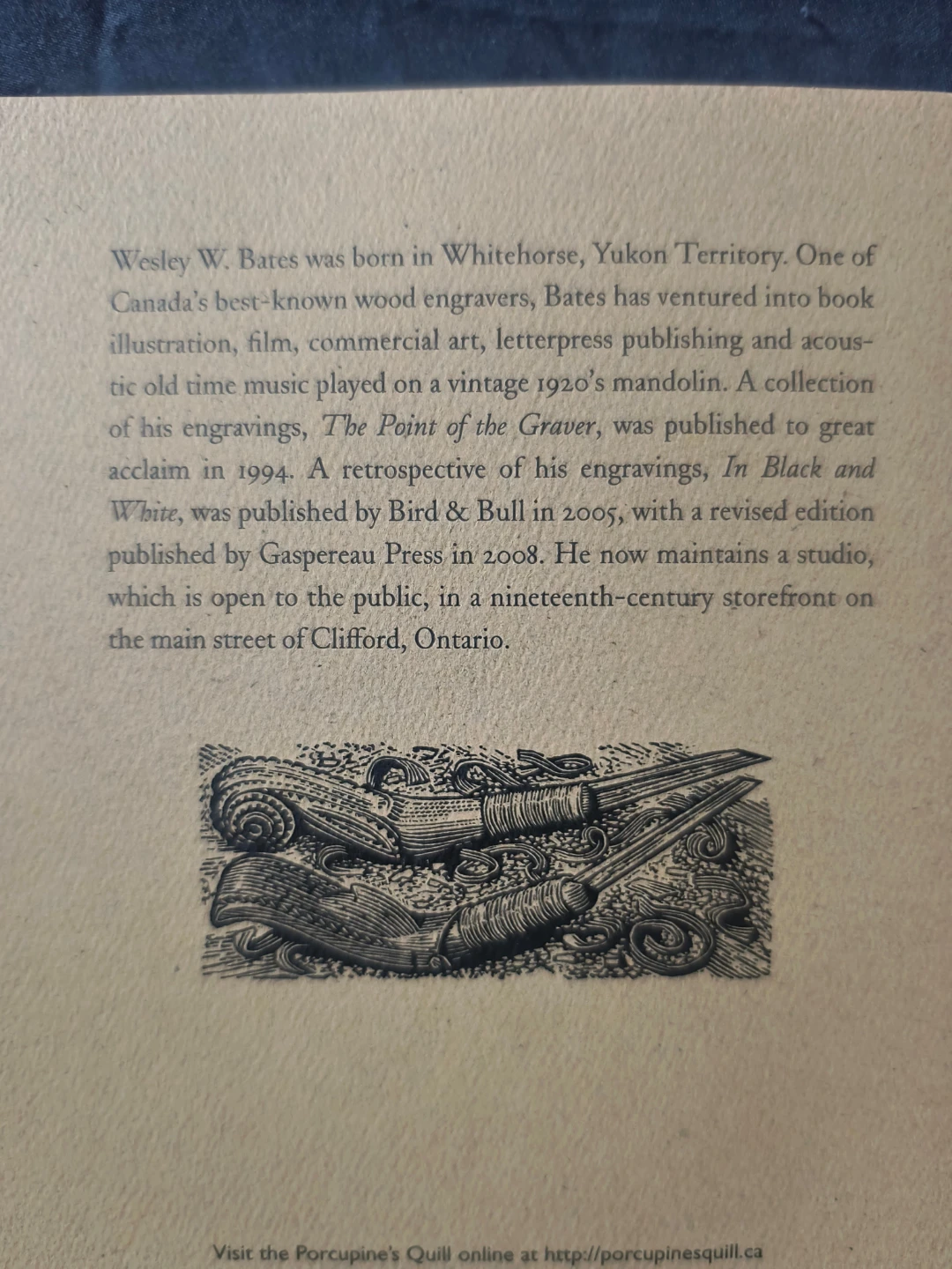 Out of the Dark: Engravings by Wesley W. Bates. Signed By Author - photo 2