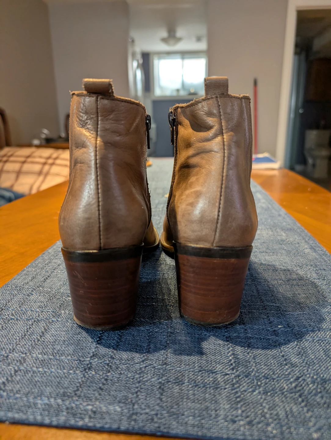 Brown Leather Ankle Boots - photo 3