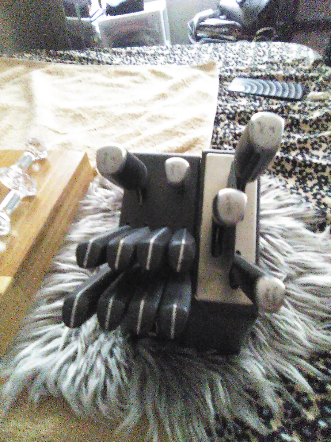 Shannon Crystal Knife Rests - Set of Six - photo 5