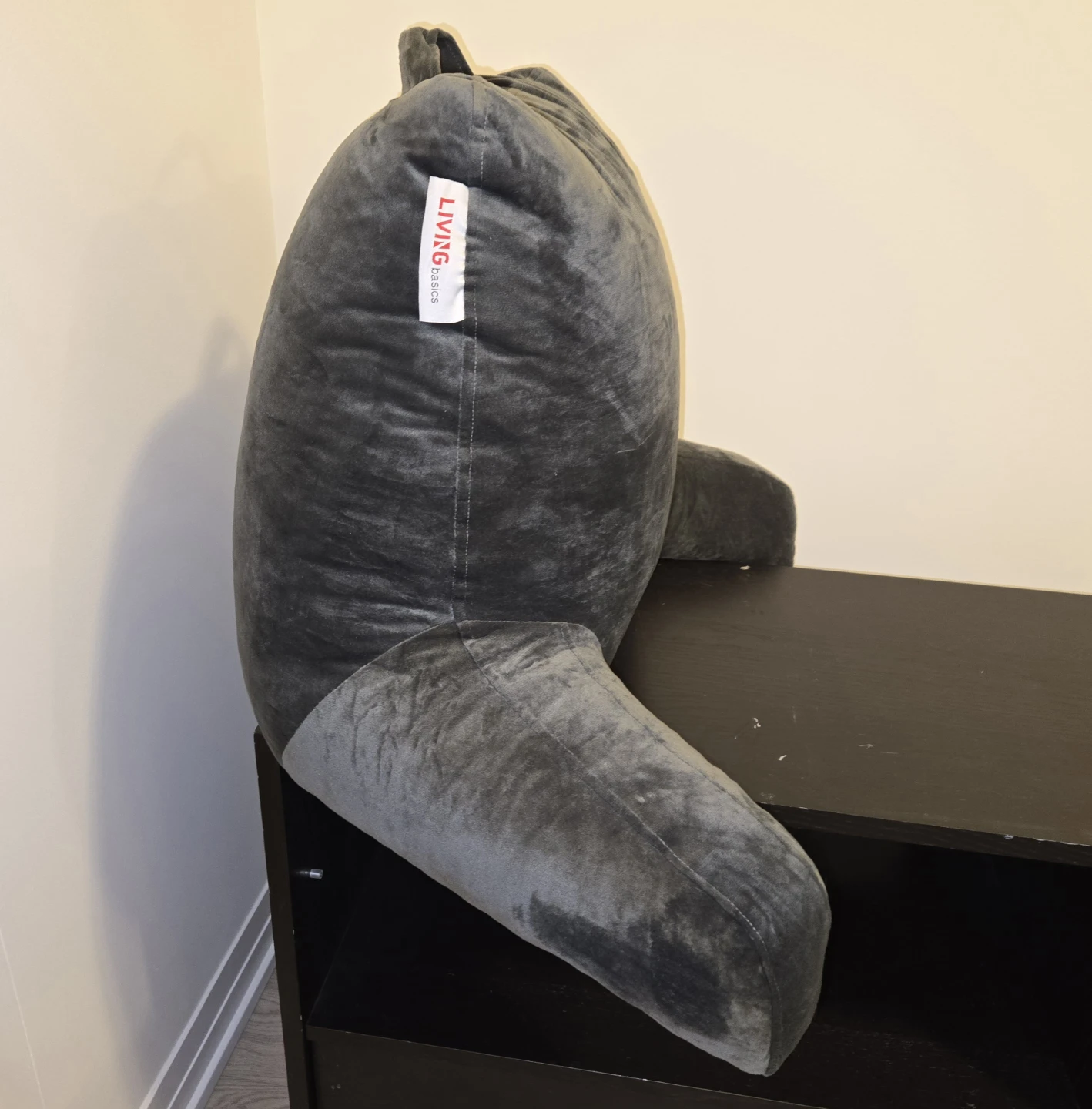 Living Basics Bed Rest Pillow - Grey - photo 2