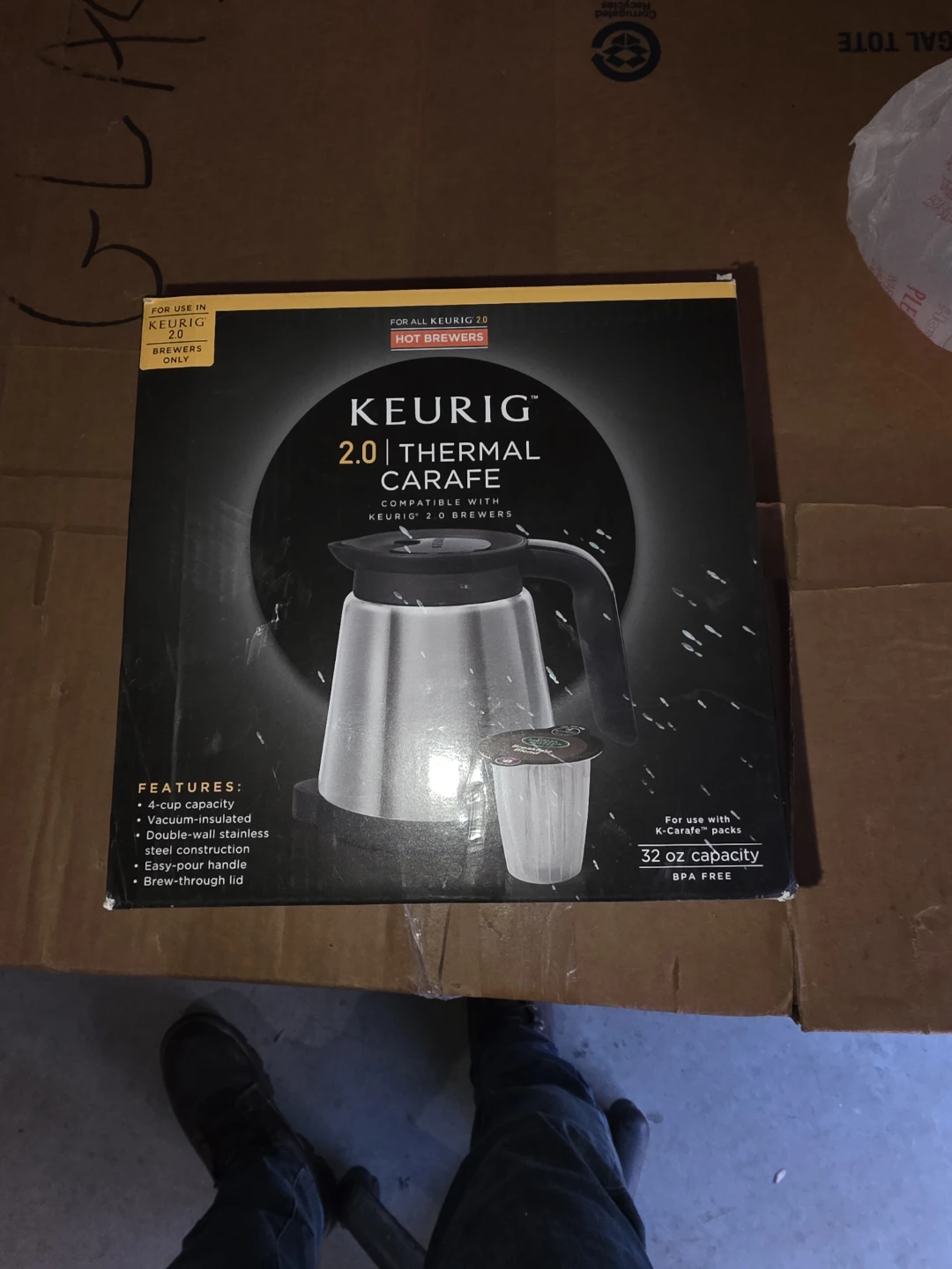 Keurig 2.0 Thermal Carafe - 4 Cup Capacity