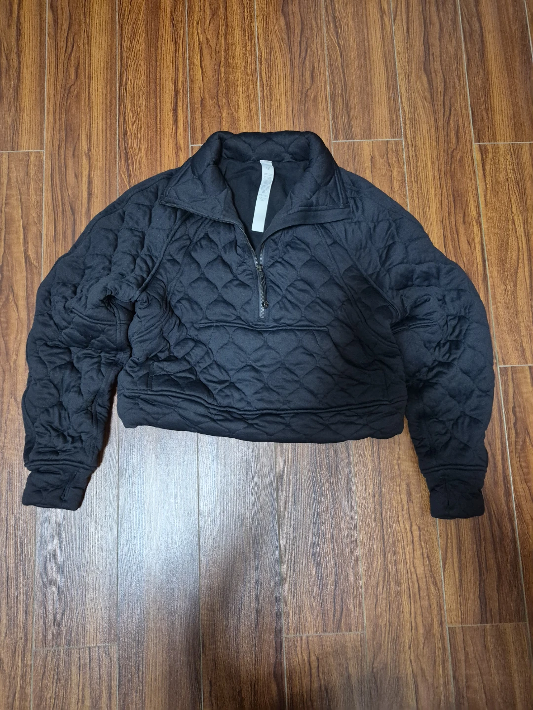 Lululemon Quilted Scuba Half-Zip Pullover