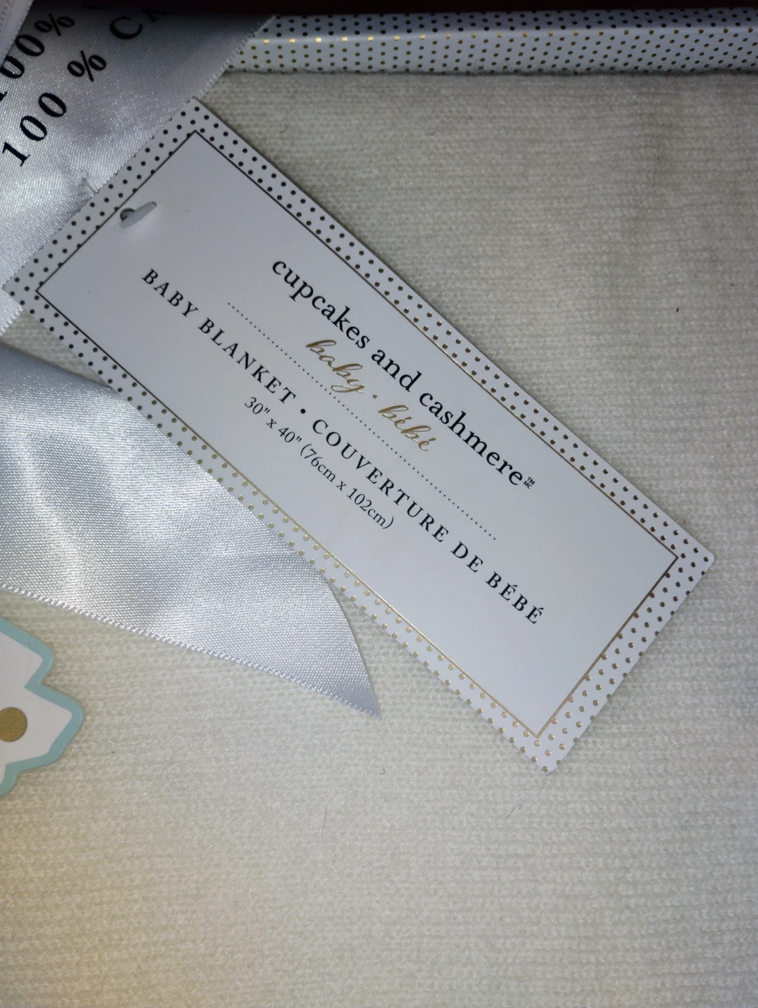 New Cupcakes and Cashmere Baby Blanket - 100% Cashmere - photo 2