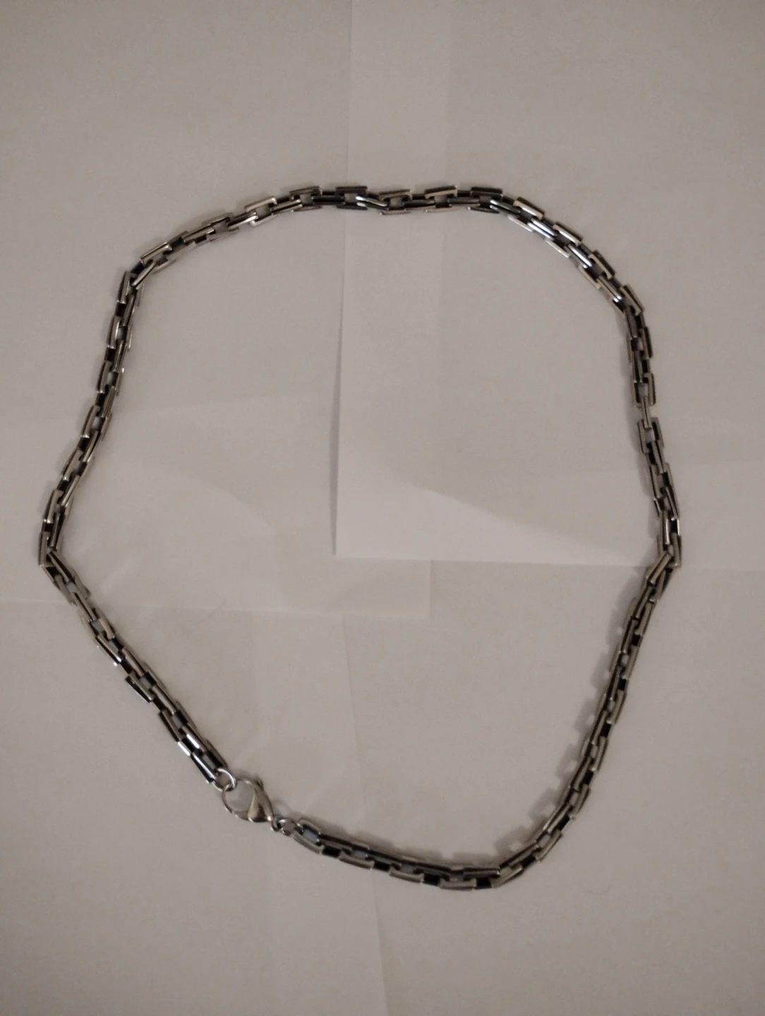 Silver Metal Chain Necklace