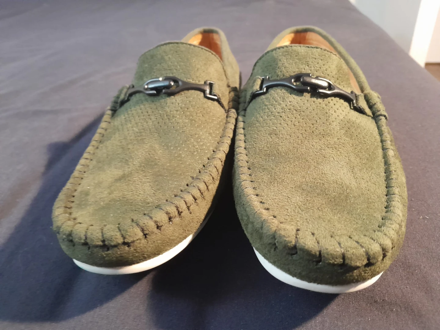 Brand new premium quality Suede slip on shoes on sale.