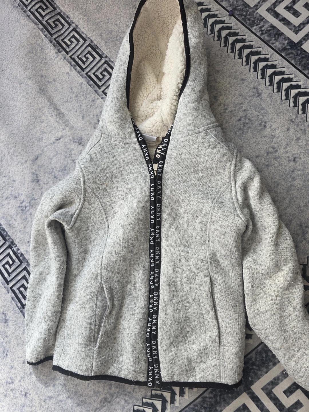 DKNY Gray Hoodie, Size M (10/12)