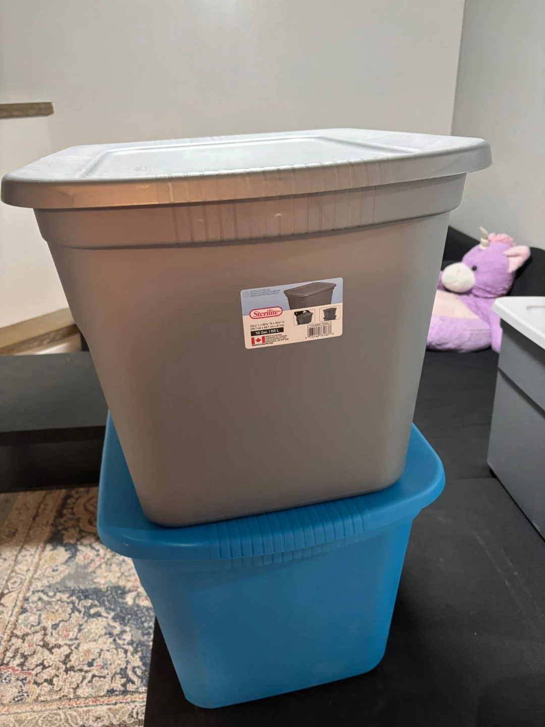 Sterilite Storage Totes with Lids - photo 5