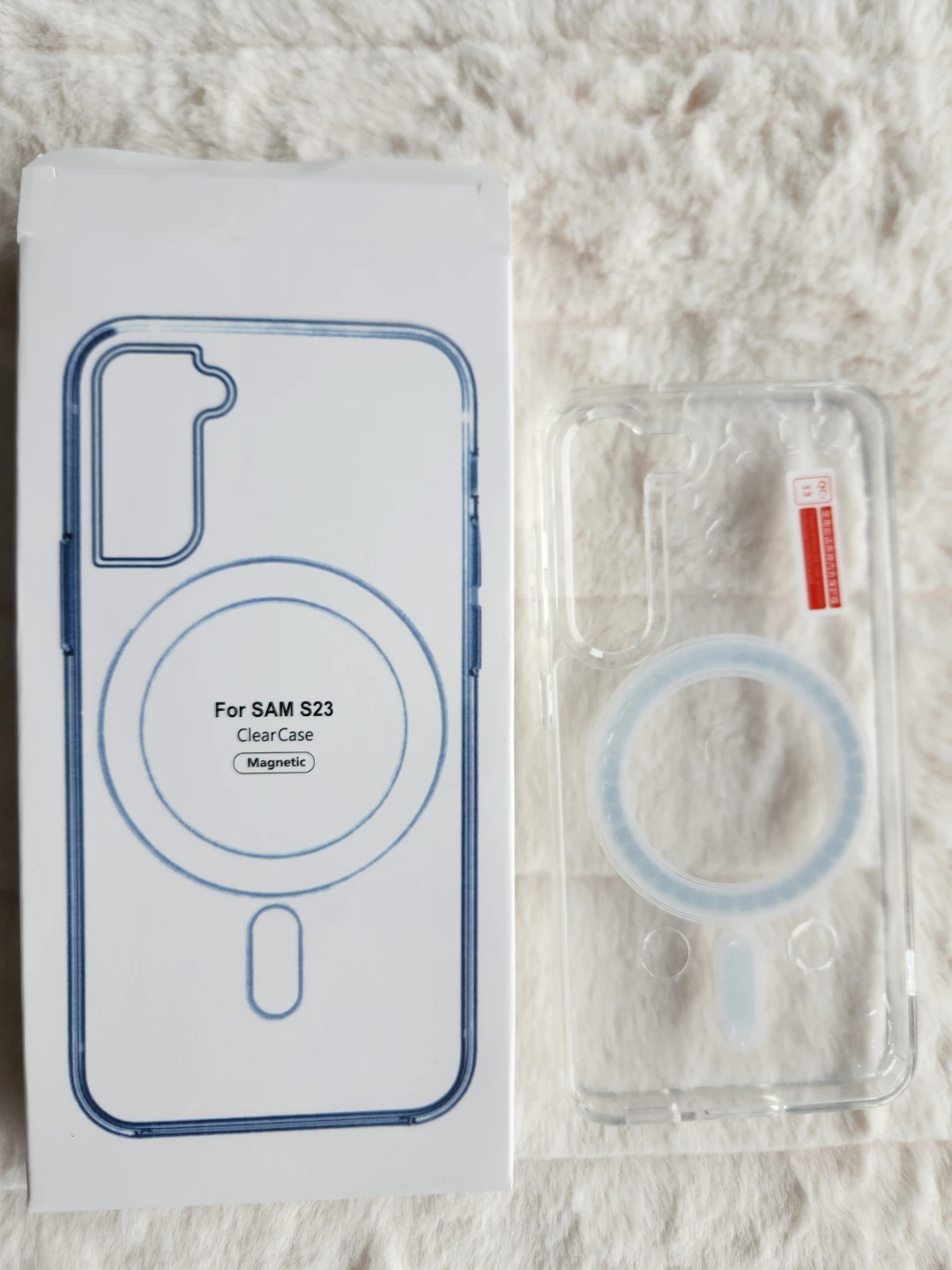 New Samsung S23 Clear Magnetic Case