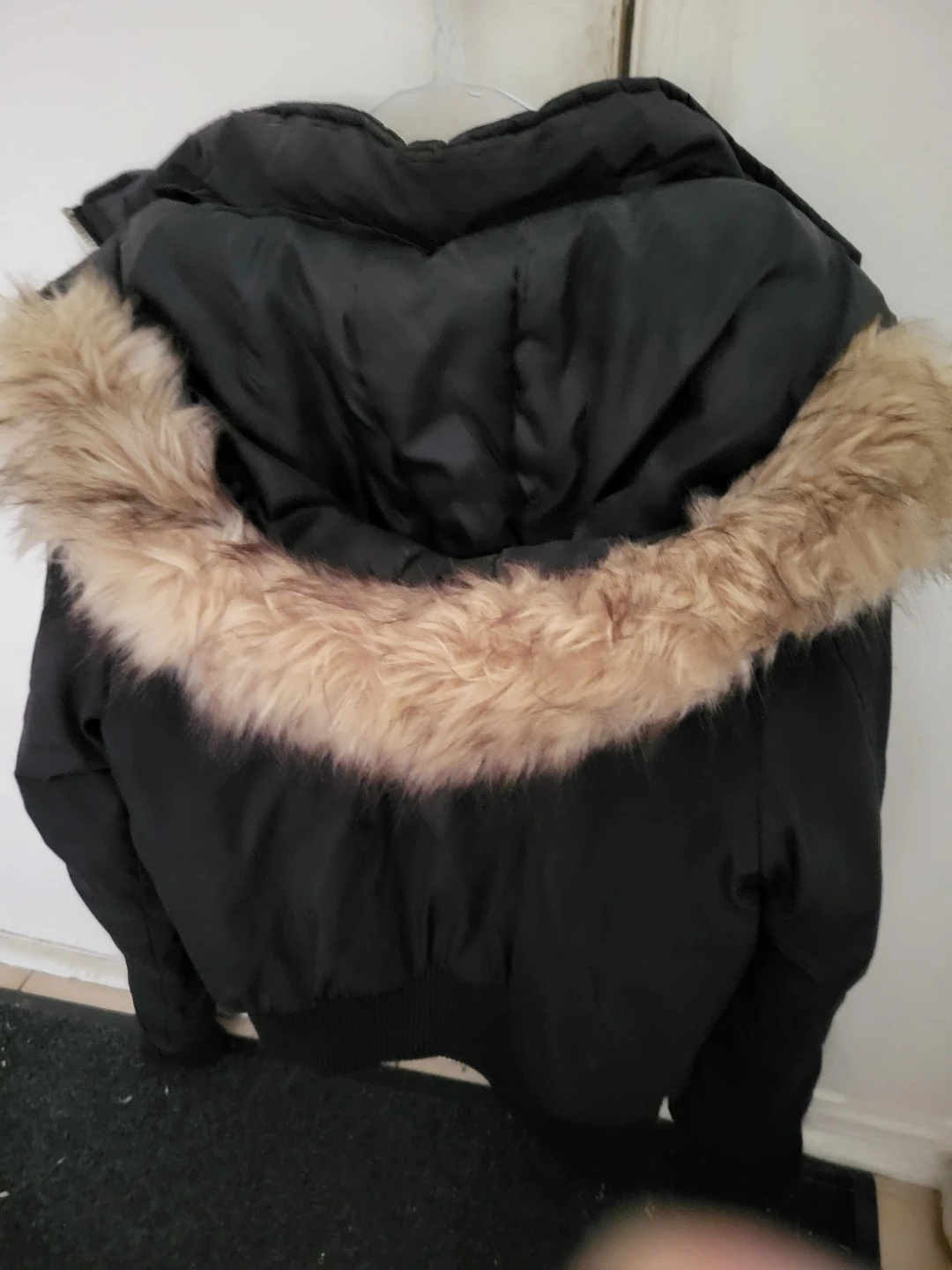 Oppenheimer Black Parka Jacket with Fur Hood - photo 4