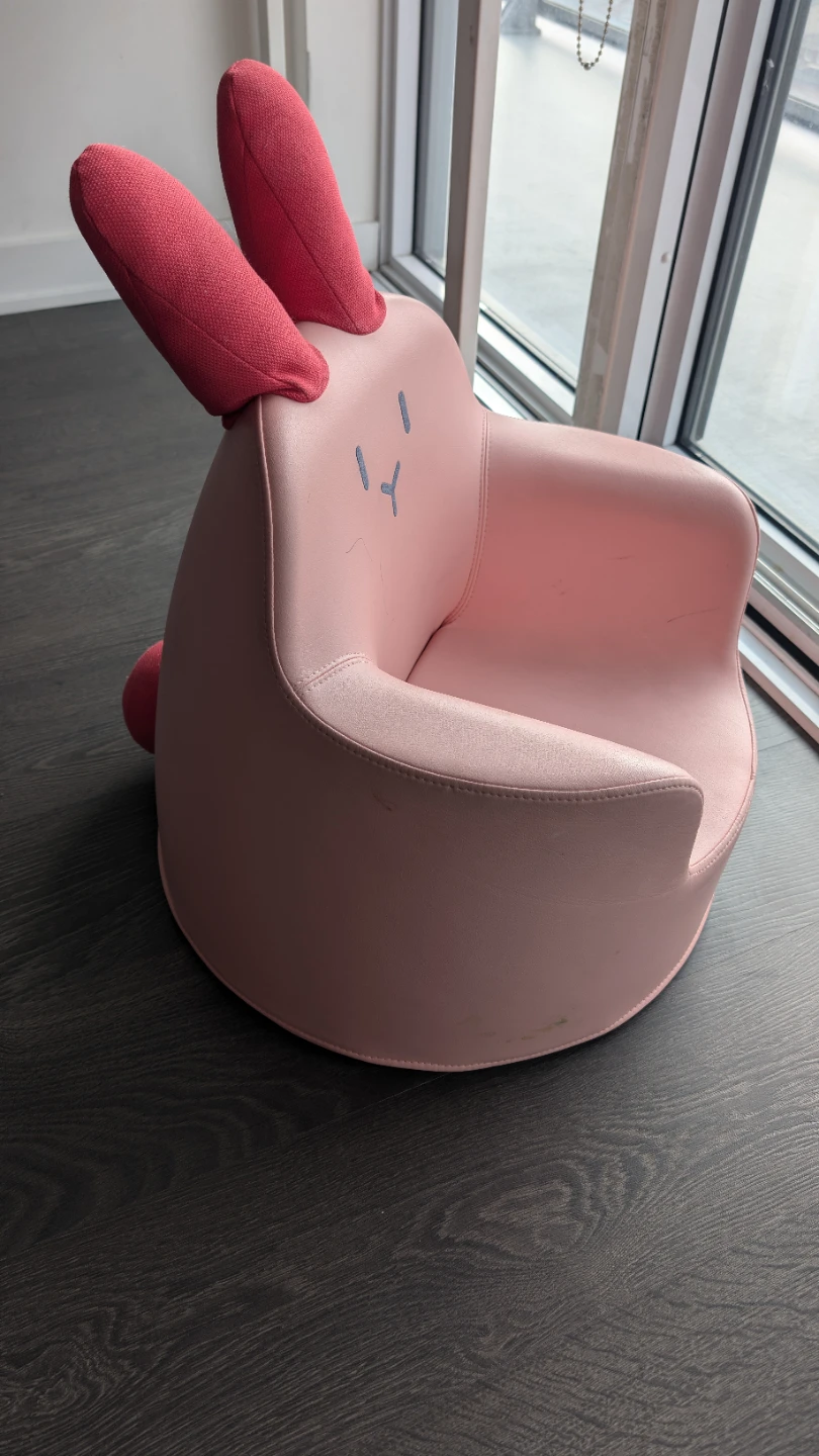 Pink Bunny Kids Chair