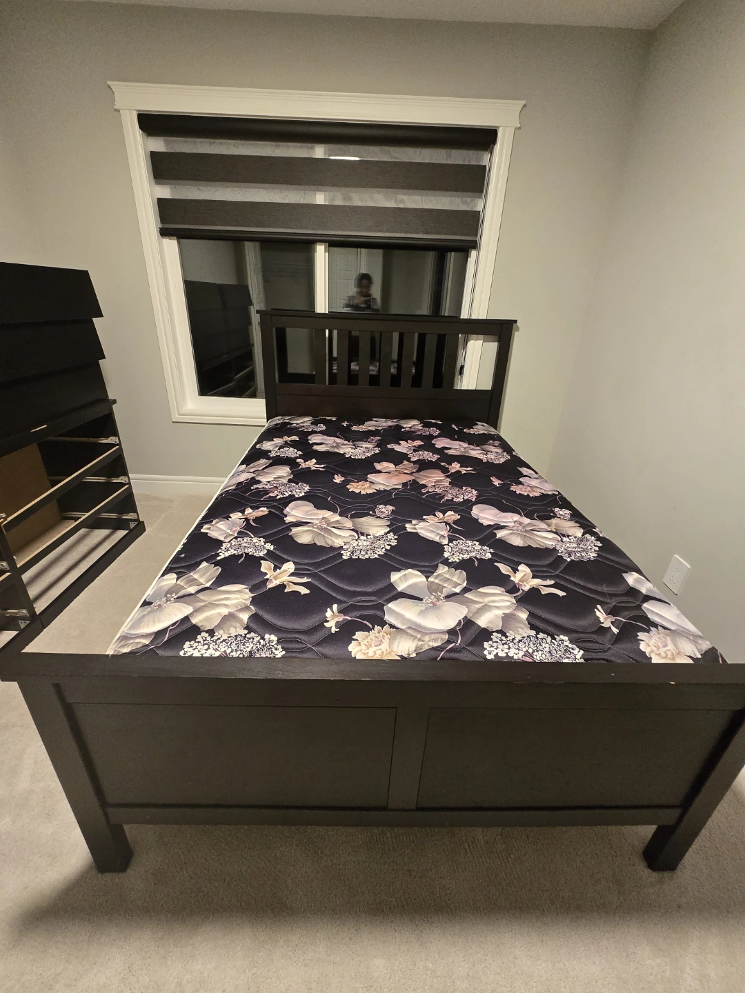 Dark Brown Double Bed Frame - photo 2
